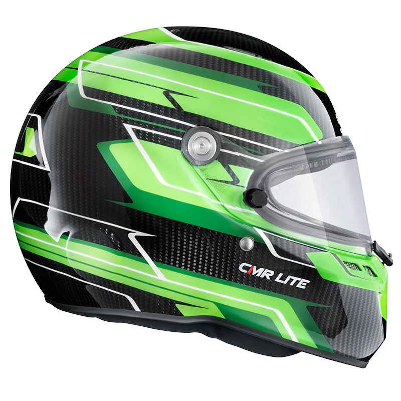 Stilo - Casco karting ST6 CMR Carbon Lite Graphyc (green) - Snell CMR 2016