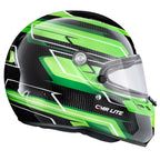 Stilo - Casco karting ST6 CMR Carbon Lite Graphyc (green) - Snell CMR 2016