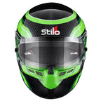 Stilo - Casco karting ST6 CMR Carbon Lite Graphyc (green) - Snell CMR 2016