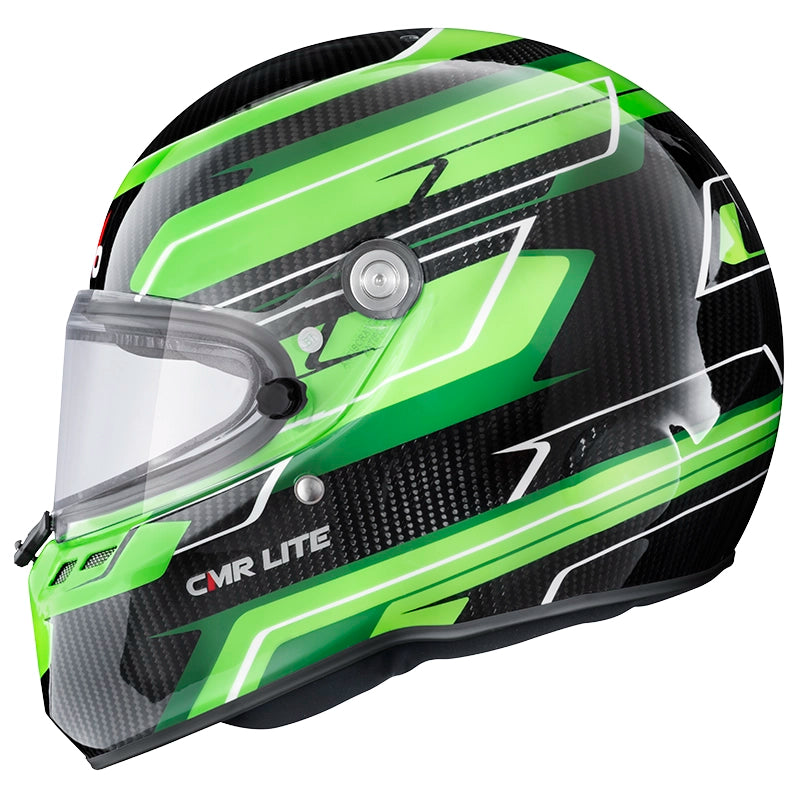 Stilo - Casco karting ST6 CMR Carbon Lite Graphyc (green) - Snell CMR 2016