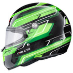 Stilo - Casco karting ST6 CMR Carbon Lite Graphyc (green) - Snell CMR 2016