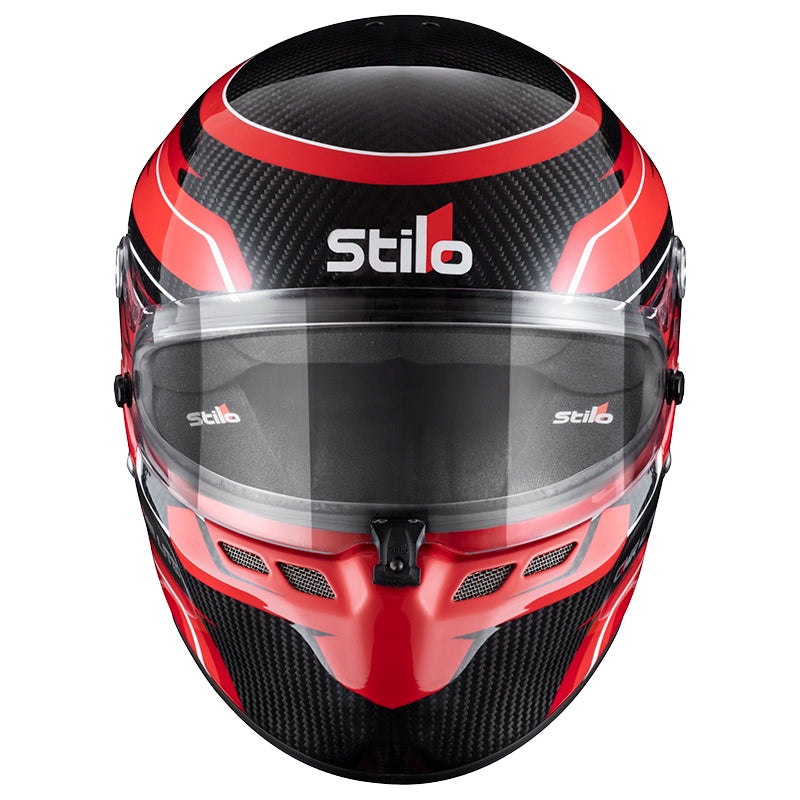Stilo - Casco karting ST6 CMR Carbon Lite Graphyc (red) - Snell CMR 2016