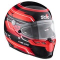Stilo - Casco karting ST6 CMR Carbon Lite Graphyc (red) - Snell CMR 2016