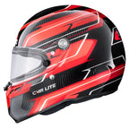 Stilo - Casco karting ST6 CMR Carbon Lite Graphyc (red) - Snell CMR 2016