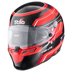 Stilo - Casco karting ST6 CMR Carbon Lite Graphyc (red) - Snell CMR 2016