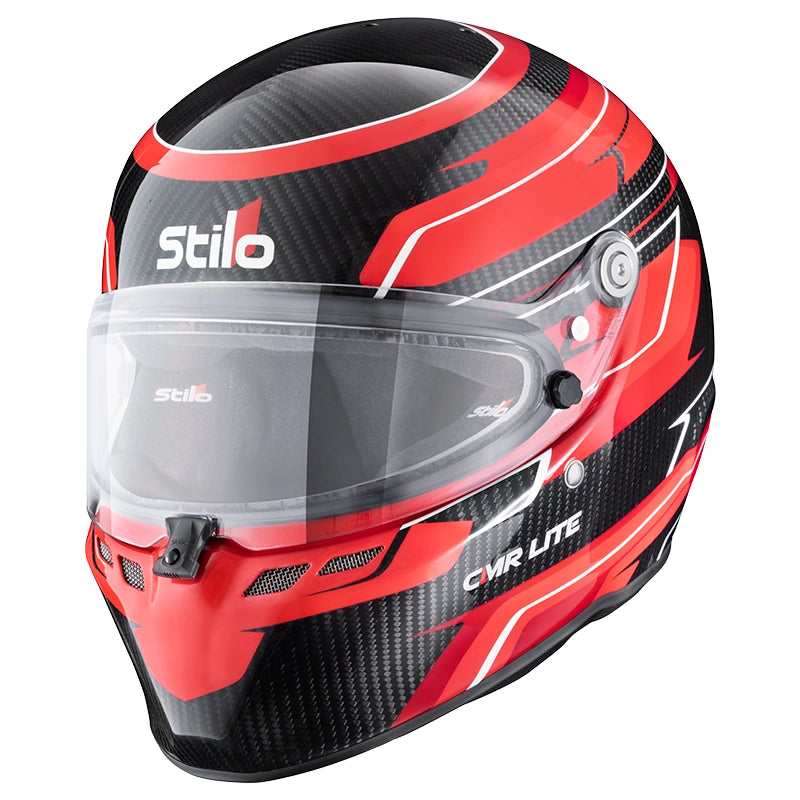 Stilo - Casco karting ST6 CMR Carbon Lite Graphyc (red) - Snell CMR 2016