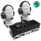 Pack 2 x Stilo headset WRC + Supporto per 2 cuffie