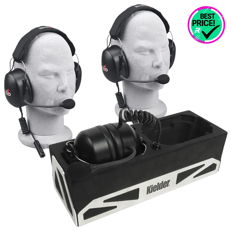 Pack 2 x Stilo headset WRC + Supporto per 2 cuffie