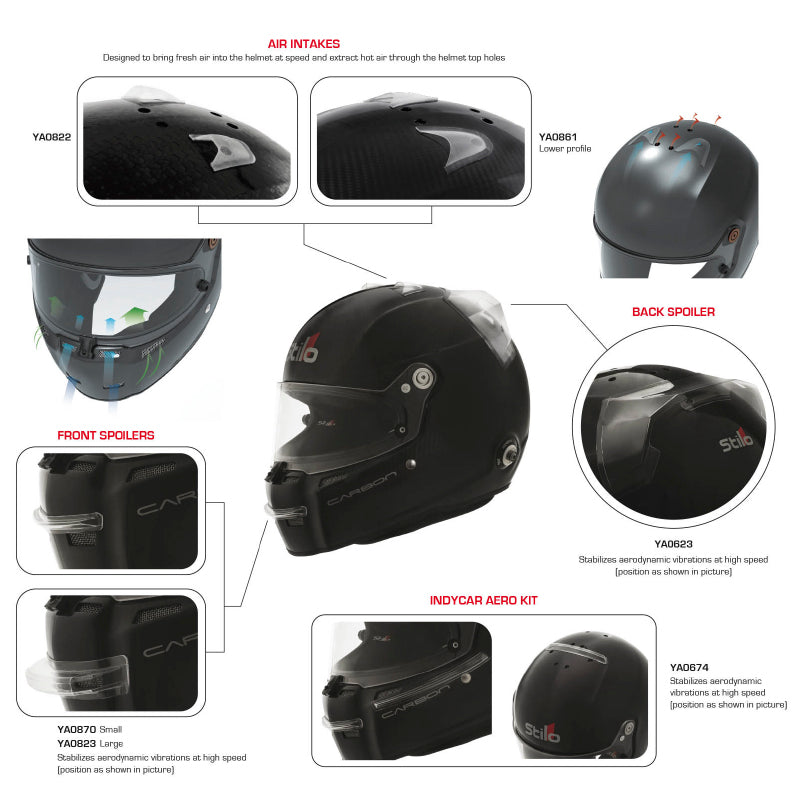 Stilo - Air Intake - Per caschi ST5 / ST6 - Ravasicorse
