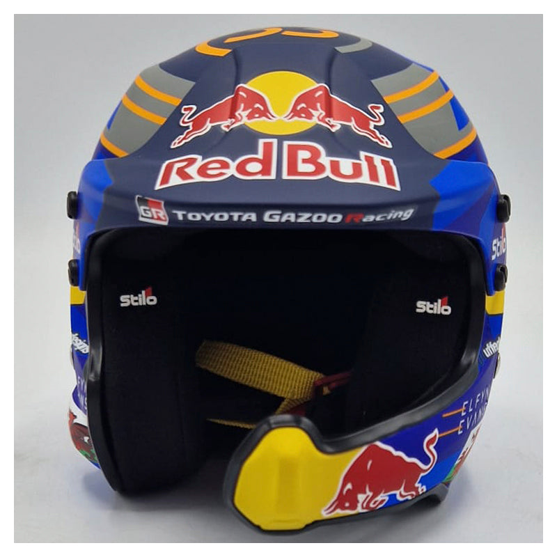Stilo - Mini Helmet replica Elfyn Evans - Toyota Gazoo Racing (scala 1:2) - Ravasicorse