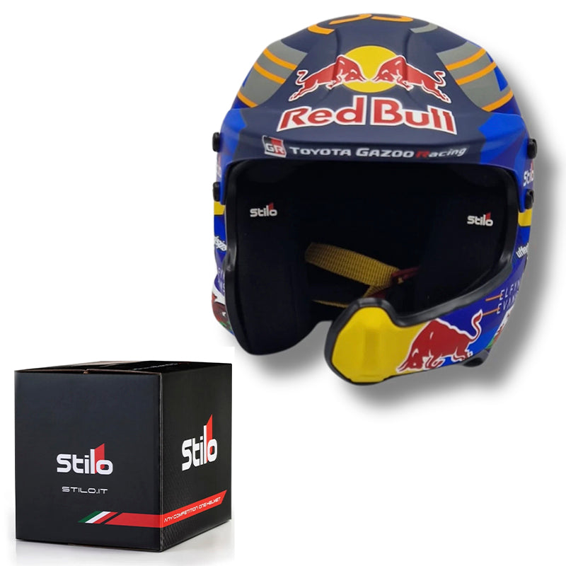 Stilo - Mini Helmet replica Elfyn Evans - Toyota Gazoo Racing (scala 1:2) - Ravasicorse