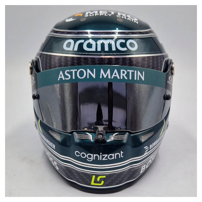 Stilo - Mini Helmet replica Lance Stroll - Aston Martin F1 (scala 1:2) - Ravasicorse