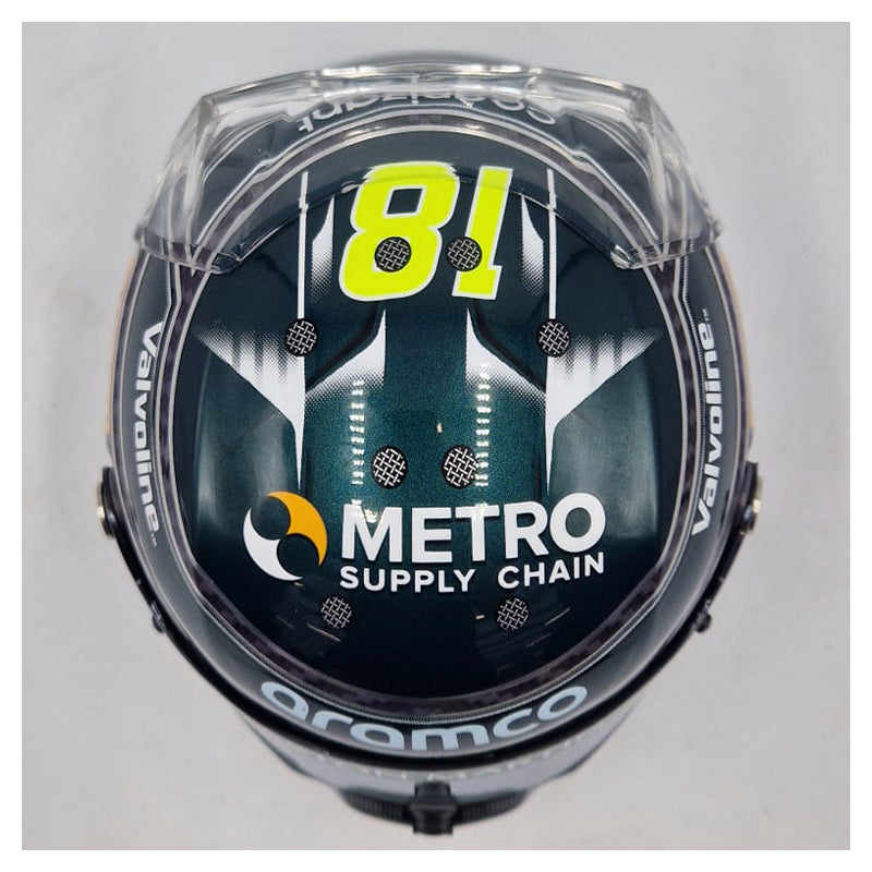 Stilo - Mini Helmet replica Lance Stroll - Aston Martin F1 (scala 1:2) - Ravasicorse