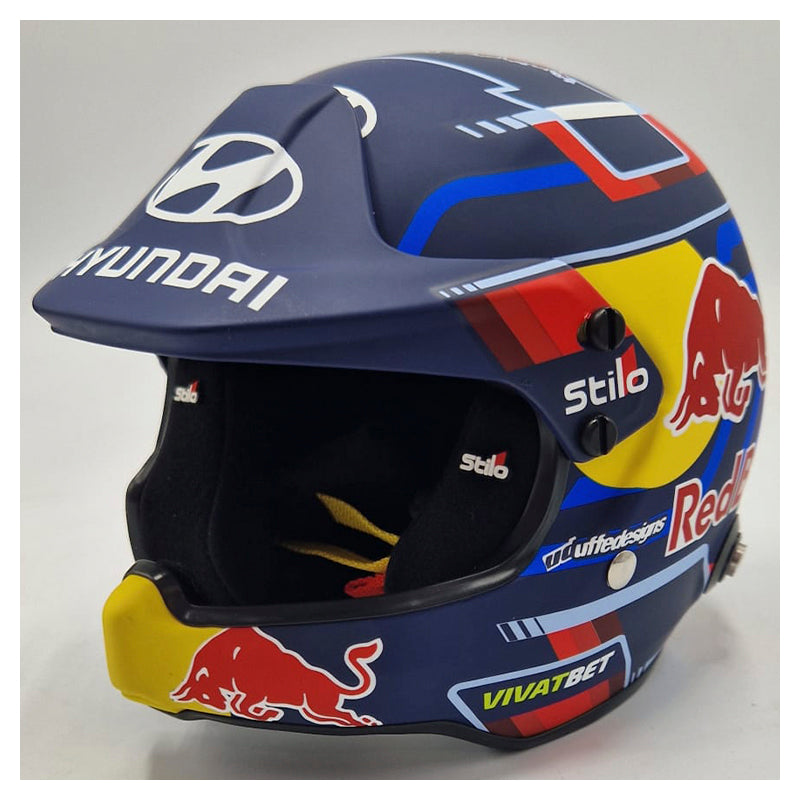 Stilo - Mini Helmet replica Ott Tanak - Hyundai Motorsport (scala 1:2) - Ravasicorse