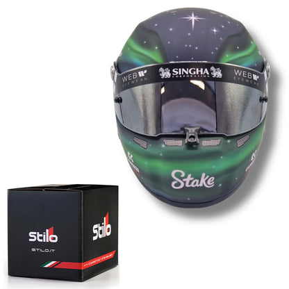 Stilo - Mini Helmet replica Valtteri Bottas - F1 Team Stake (scala 1:2) - Ravasicorse