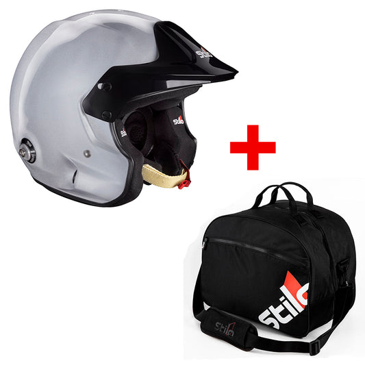 Stilo Venti Trophy Jet Composite (silver) + Borsa porta casco e hans