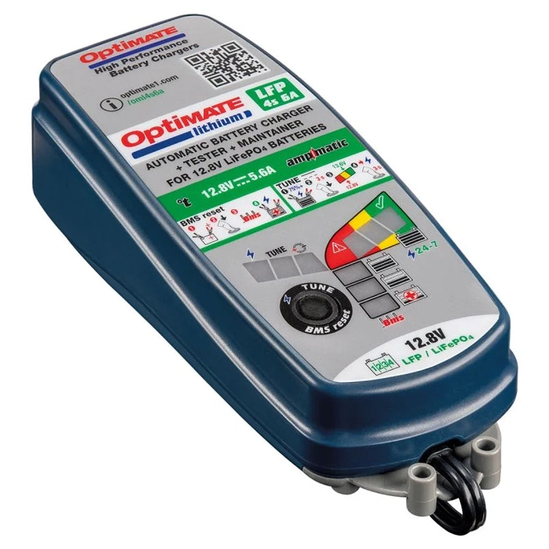 Super B - Caricabatterie Optimate Lithium 5.6A/12.8V