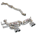 Supersprint - Tubo centrale + Finale Quad Sonic Ø80 DX+SX x BMW M3 (E46) 3.2i Coupé/Cabrio