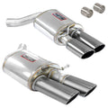 Supersprint - Finale con silenziatore 2 x 100x75 DX+SX (Gun Metal Grey) x Audi A7 Sportback Quattro 3.0 TDI V6 (190-218-272 Hp)