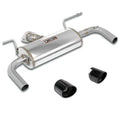 Supersprint - Finale con silenziatore Ø120 mm (Gun Metal Grey) x Toyota GR86 2.4i 234 Hp OPF