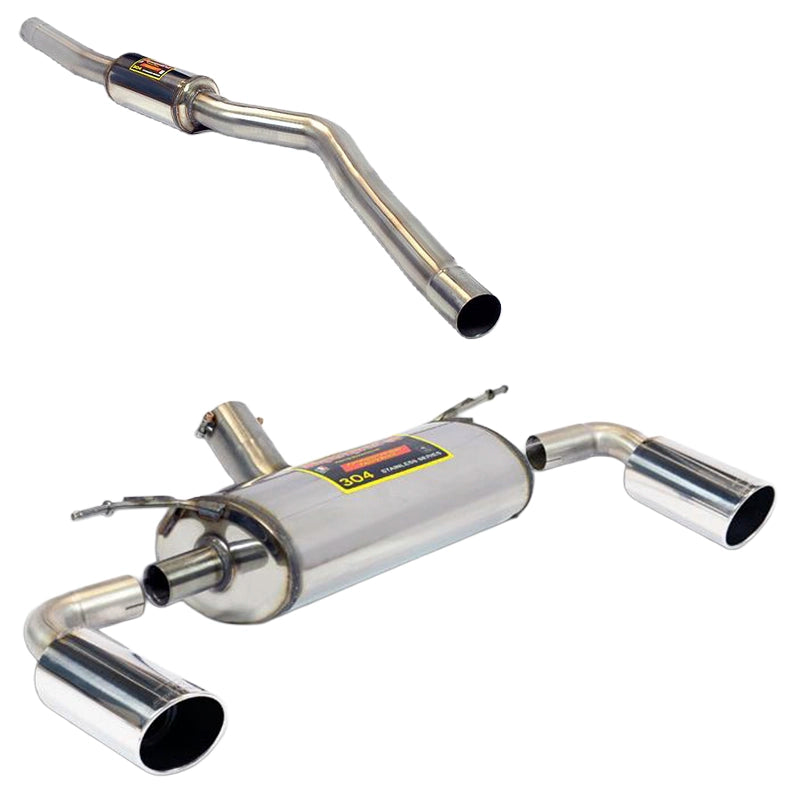 Supersprint - Scarico completo x BMW 428iX 2.0 T (F32) - Per paraurti di serie modello "F32 435i"
