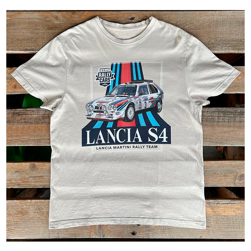T-Shirt Lancia Delta S4 Rally (beige) - Ravasicorse