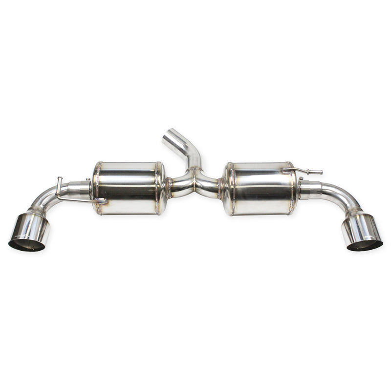 Inoxcar - Finale doppia uscita Ø100 Racing DX+SX - Saldatura TIG - Ravasicorse