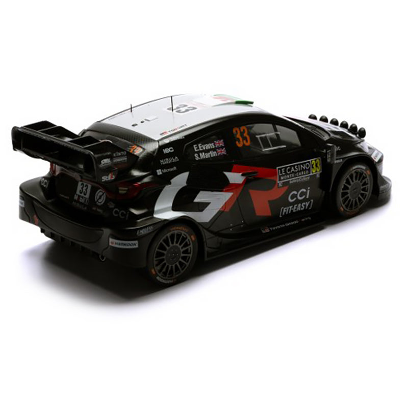 IXO Models - Toyota GR Yaris Rally1 #33 E.Evans - S.Martin Rallye Monte-Carlo 2025 with night lights (1:18)