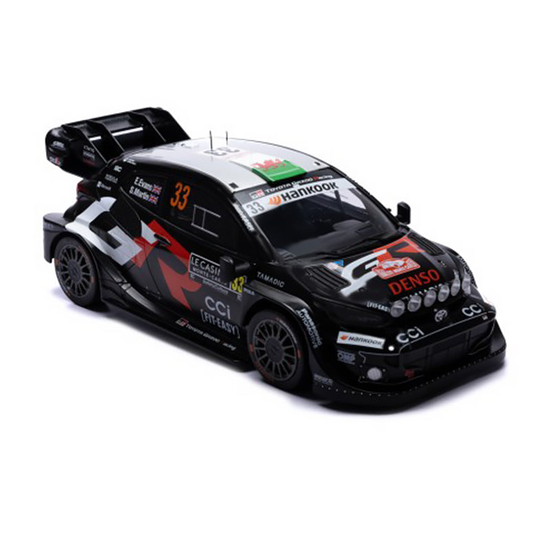 IXO Models - Toyota GR Yaris Rally1 #33 E.Evans - S.Martin Rallye Monte-Carlo 2025 with night lights (1:18)