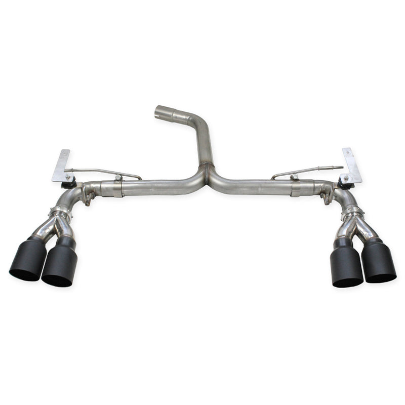 Inoxcar - Finale senza silenziatore 2 x Ø90 mm DX+SX (Black Ceramic) - Ravasicorse