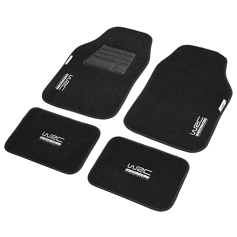 WRC - Set 4 tappetini moquette (pelo raso nero) - Ravasicorse
