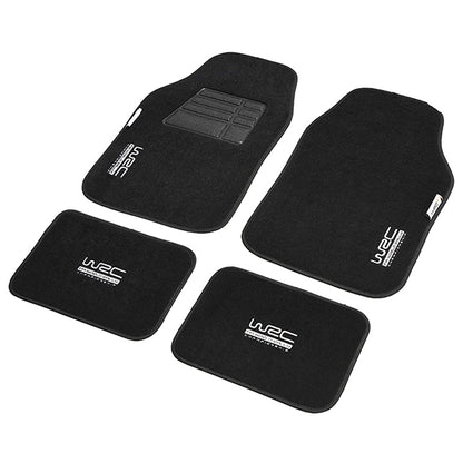 WRC - Set 4 tappetini moquette (pelo raso nero) - Ravasicorse