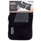 WRC - Set 4 tappetini moquette (pelo raso nero) - Ravasicorse
