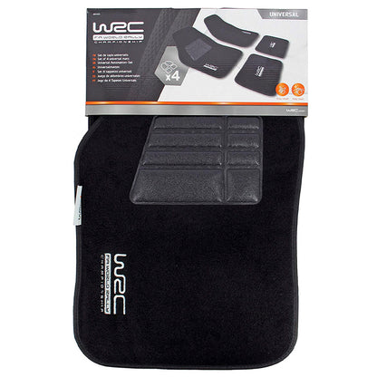 WRC - Set 4 tappetini moquette (pelo raso nero) - Ravasicorse