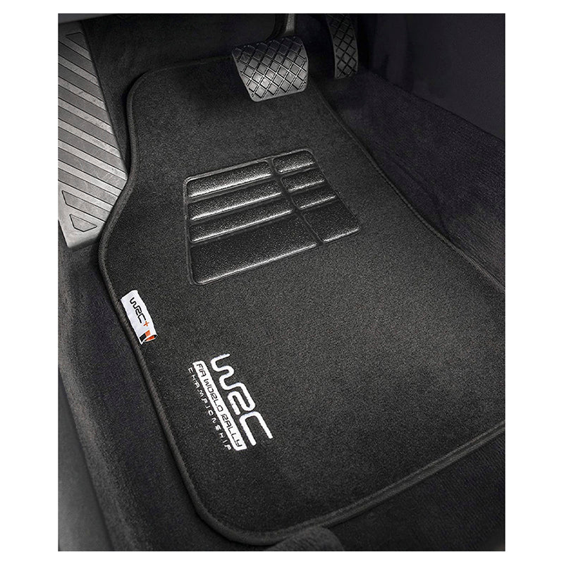 WRC - Set 4 tappetini moquette (pelo raso nero) - Ravasicorse