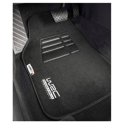 WRC - Set 4 tappetini moquette (pelo raso nero) - Ravasicorse