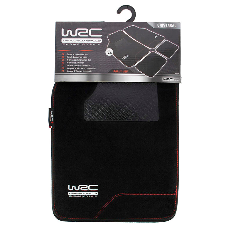 WRC - Set 4 tappetini universali in moquette (rally line) - Ravasicorse