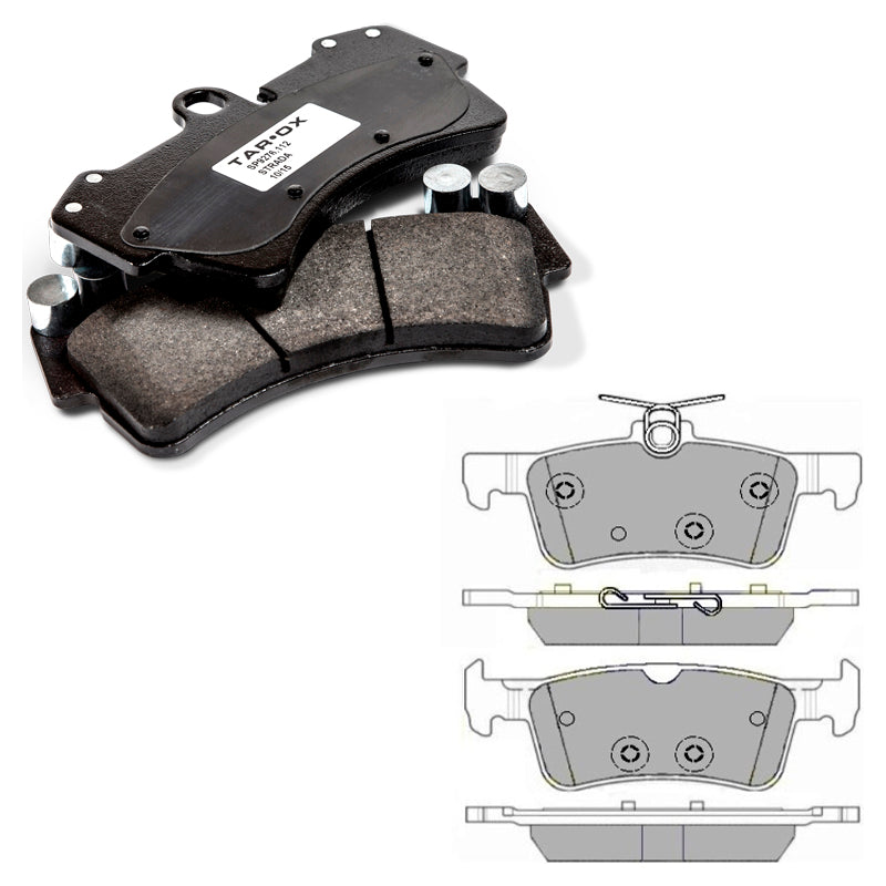 Tarox - Pastiglie freno Ford Fiesta ST Mk7 1.5T Ecoboost 200 HP - Rear - Ravasicorse