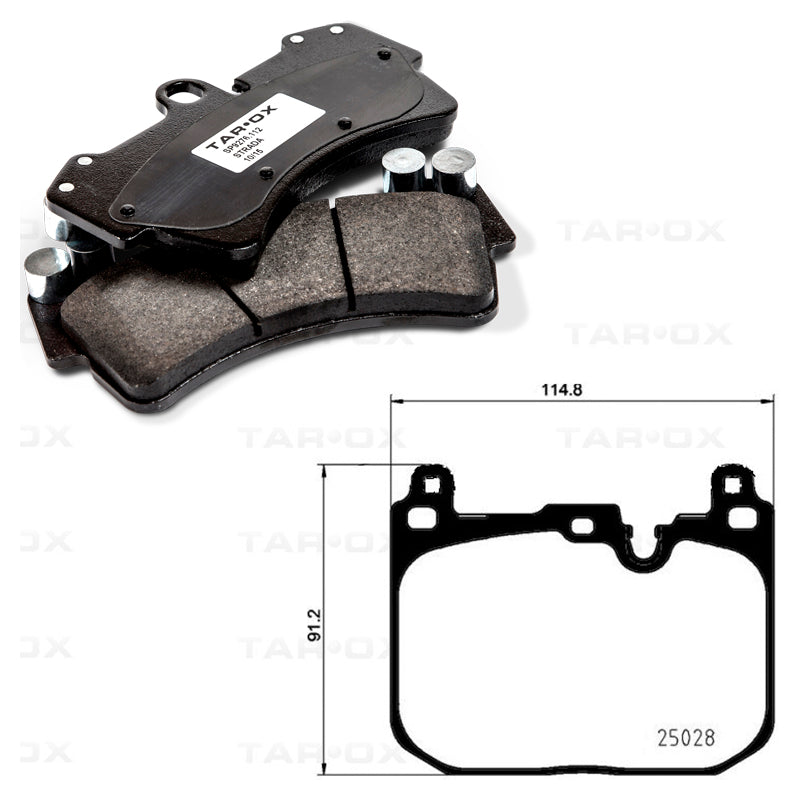Tarox - Pastiglie freno Pastiglie freno Mini F56 John Cooper Works GP (per dischi freno scomponibili) - Front - Ravasicorse