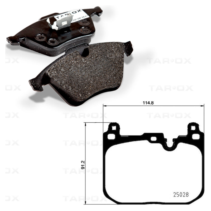 Tarox - Pastiglie freno Pastiglie freno Mini F56 John Cooper Works GP (per dischi freno scomponibili) - Front - Ravasicorse