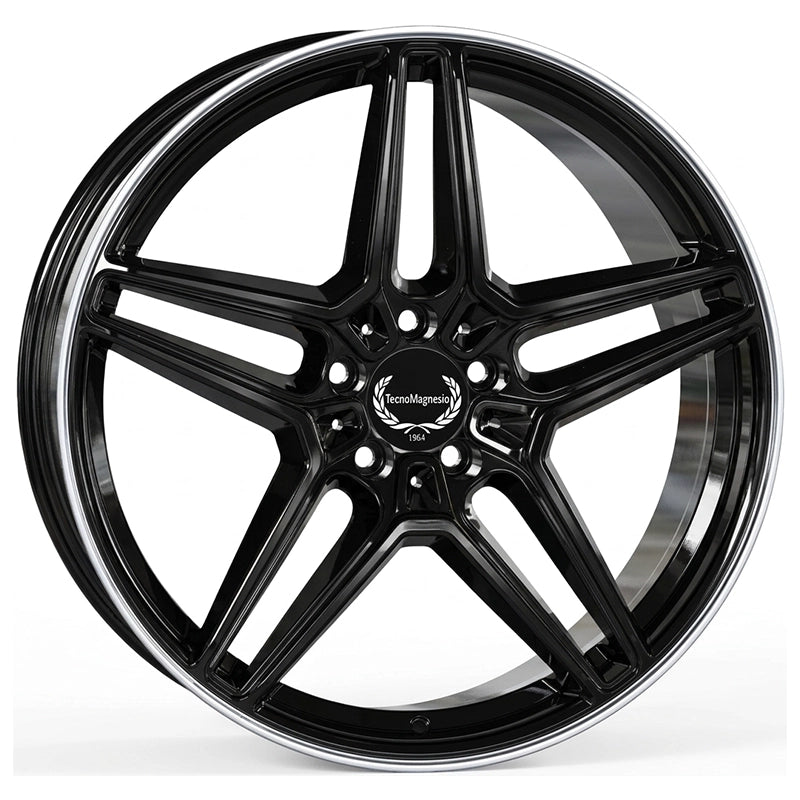 TecnoMagnesio - Cerchio TMG11 (glossy black diamond lip)