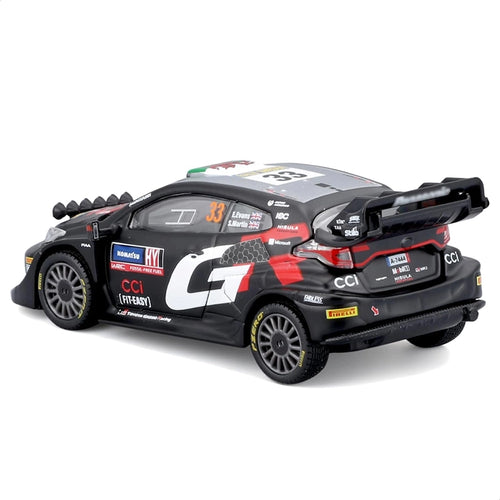 Burago - Toyota GR Yaris Rally 1 Hybrid #33 E. Evans - S. Martin (1:43)