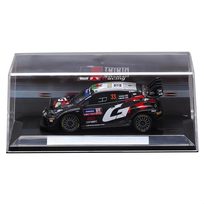 Burago - Toyota GR Yaris Rally 1 Hybrid #33 E. Evans - S. Martin (1:43)
