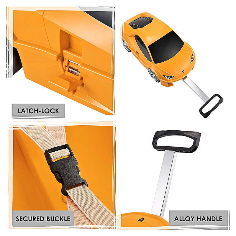 Trolley valigia da viaggio replica Lambo (orange) - Ravasicorse