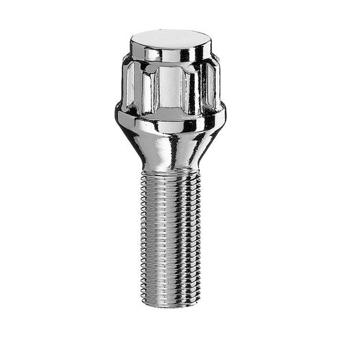 4 pz. - Bullone antifurto, sede conica 60°, 12x1.25x27 + chiave - Ravasicorse