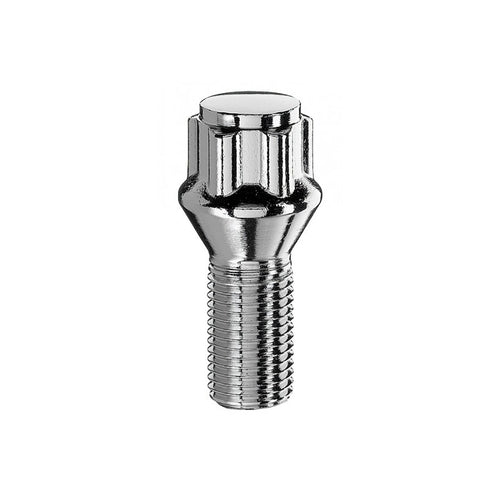 4 pz. - Bullone antifurto, sede conica 60°, 14x1.5x25 + chiave - Ravasicorse