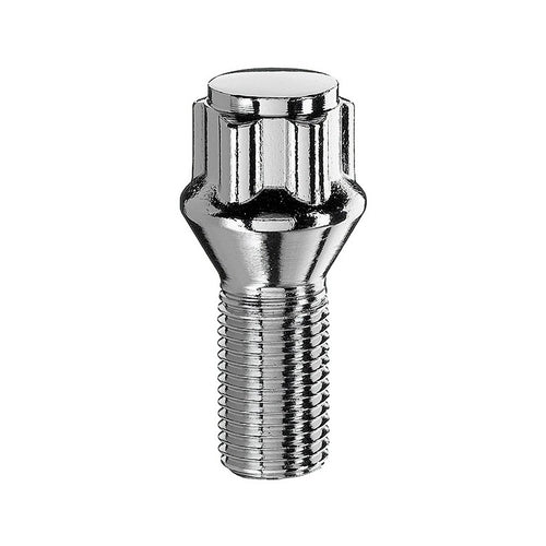 4 pz. - Bullone antifurto, sede conica 60°, 14x1.5x40 + chiave - Ravasicorse