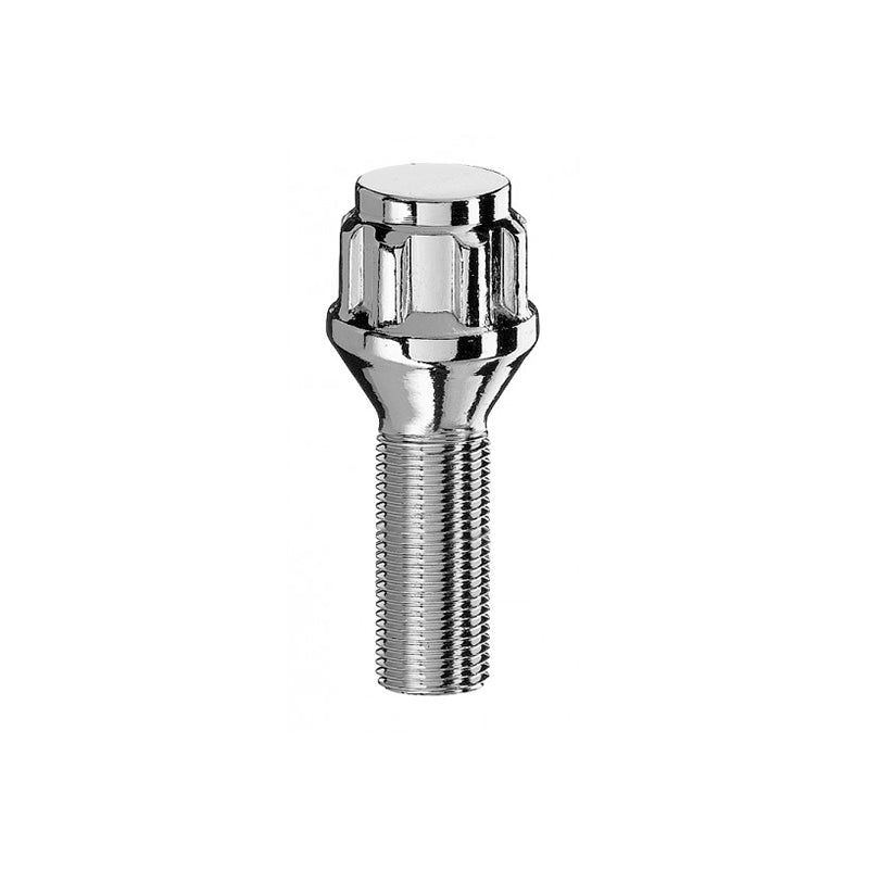 4 pz. - Bullone antifurto, sede conica 60°, 14x1.25x43 + chiave - Ravasicorse