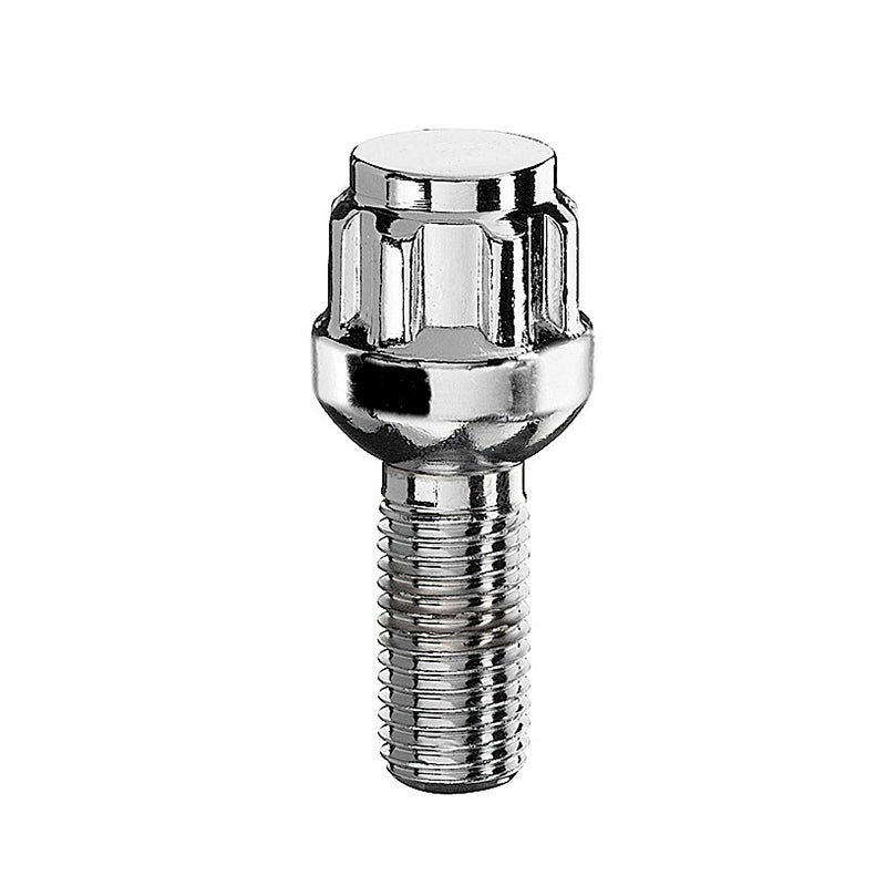 4 pz. - Bullone antifurto, sede sferica raggio 13, 12x1.5x28 + chiave - Ravasicorse