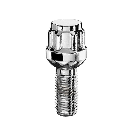 4 pz. - Bullone antifurto, sede sferica raggio 13, 12x1.5x28 + chiave - Ravasicorse